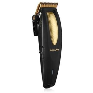 BaBylissPRO LithiumFX+ Ergonomic Clipper - Gold Titanium Tri-Blade Razor